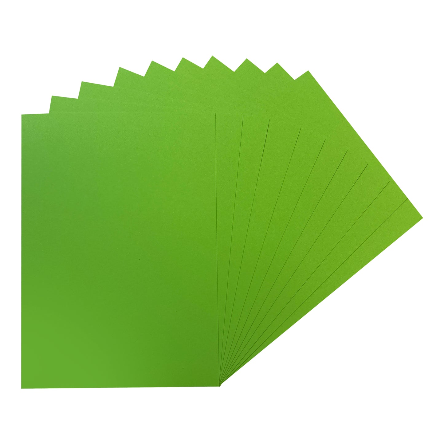 Pack of 500 A5 Light Green Coloured Card 160gsm Sheets