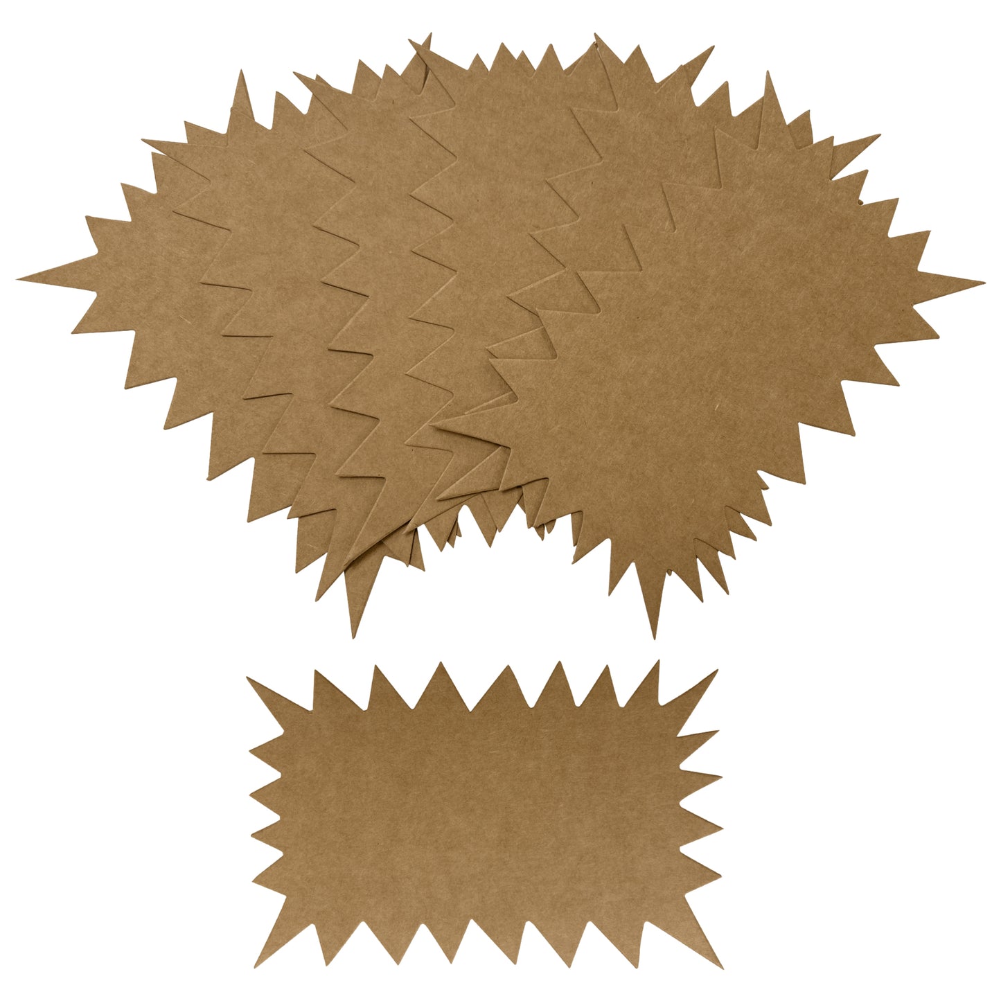 Pack of 960 Brown Kraft Flashes 200 x 150mm