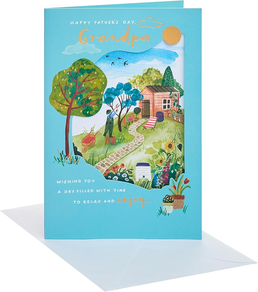 Gardening Design for Grandpa Father's Day Card