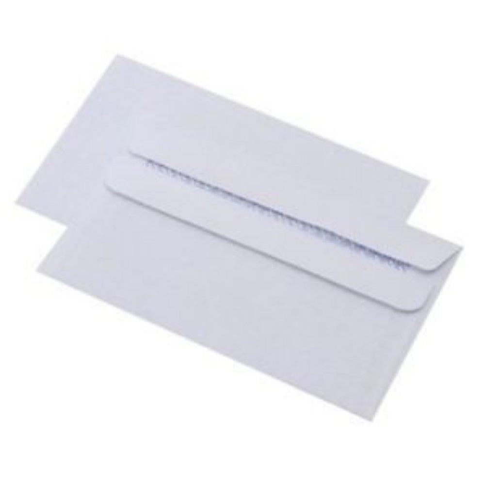 Pack of 50 DL White Self Seal Envelopes