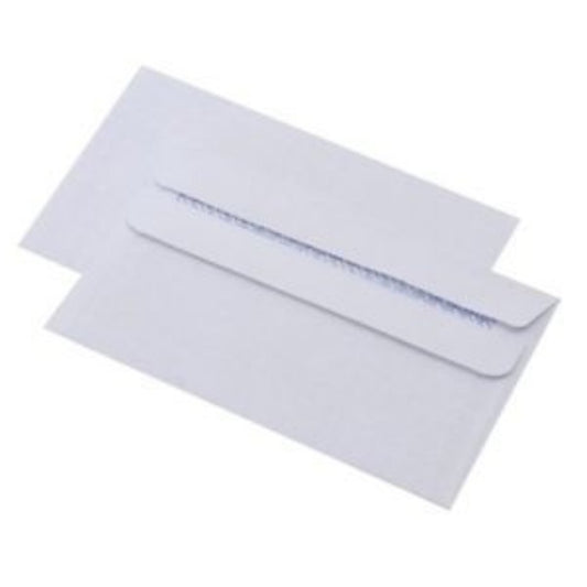 Pack of 50 DL White Self Seal Envelopes