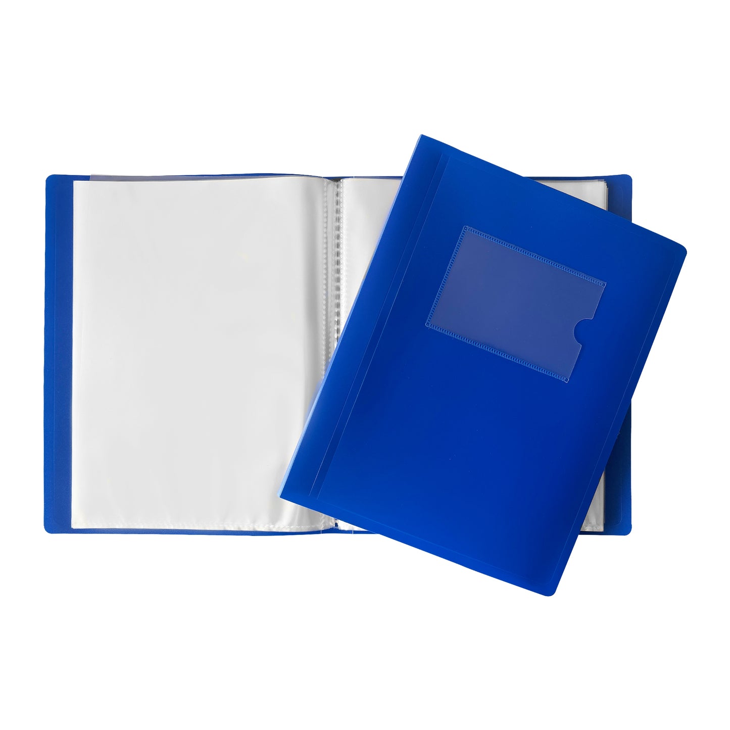 Pack of 5 A5 100 Pocket Blue Flexible Cover Display Books