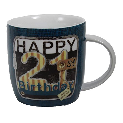 Laura Darrington Unzipped Collection Porcelain Mug - 21st Birthday