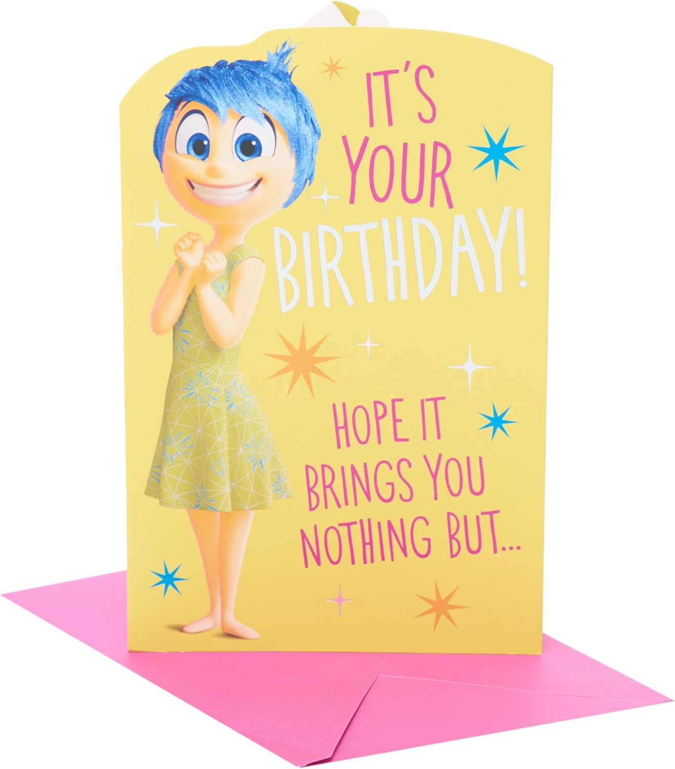 Disney Inside Out Pop-Up Joy Design Birthday Card