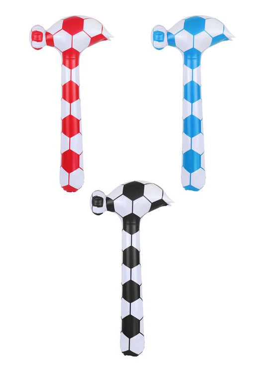 Inflatable Hammer with Football Print 86cm