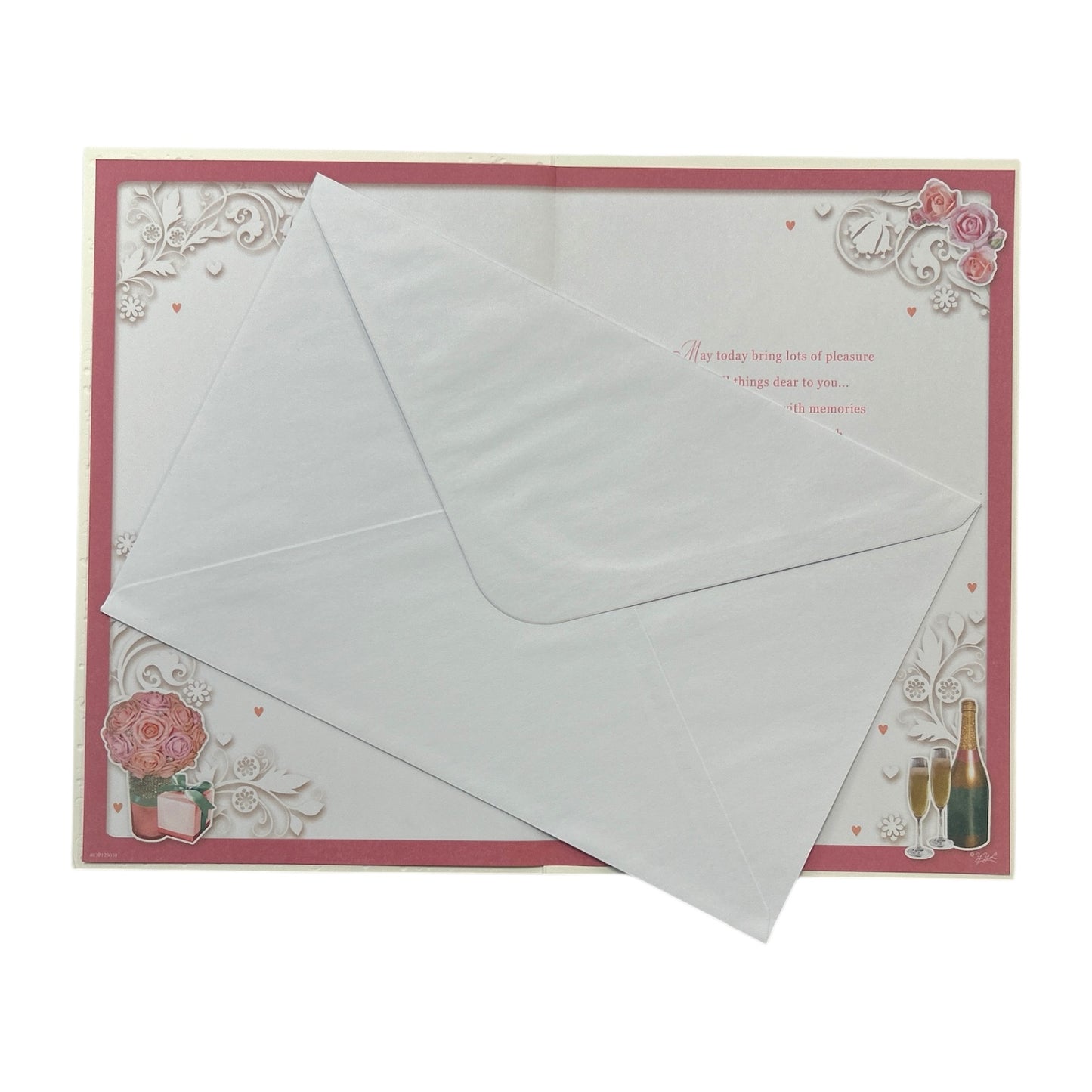 Wishing You a Happy Anniversary With Best Wishes Opacity Card