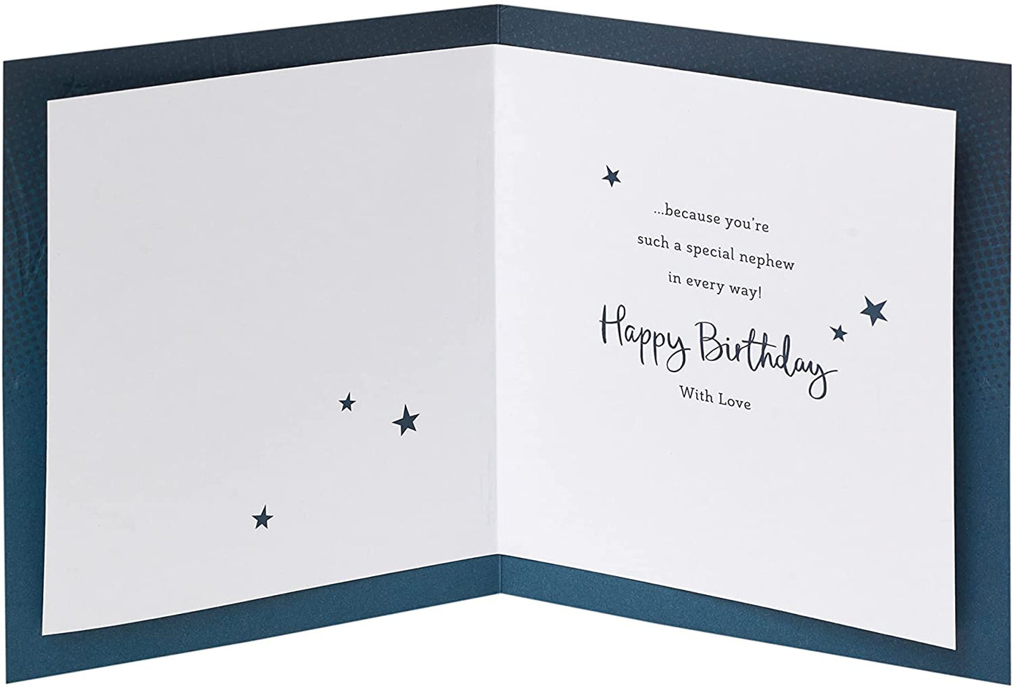 Nephew Birthday Card Metallic Finish
