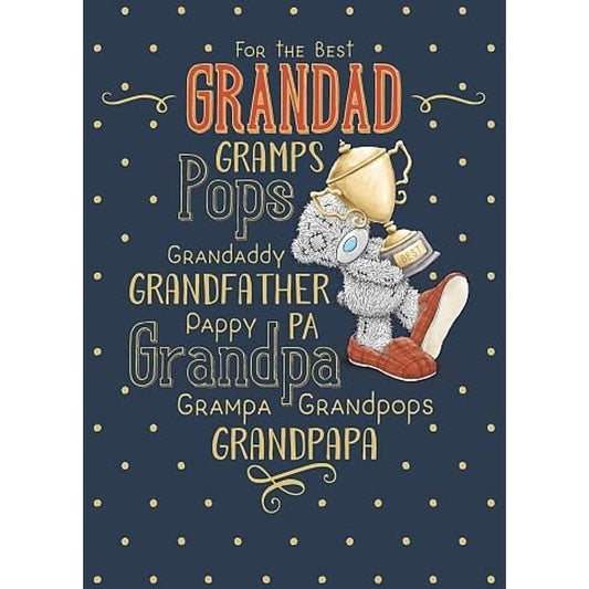 Tatty Teddy Grandad Gramps Pops Father's Day Card
