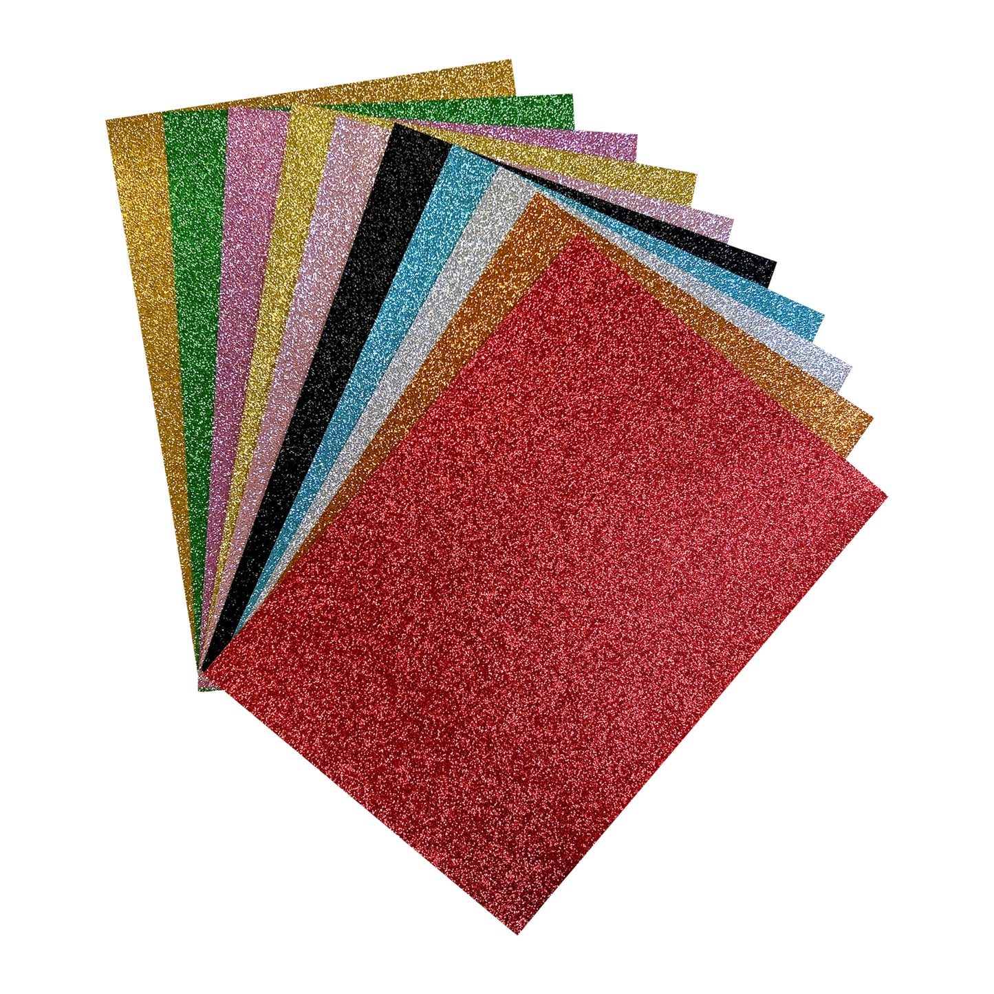 Pack of 50 A4 Purple Coloured Glitter Card 230gsm Sheets