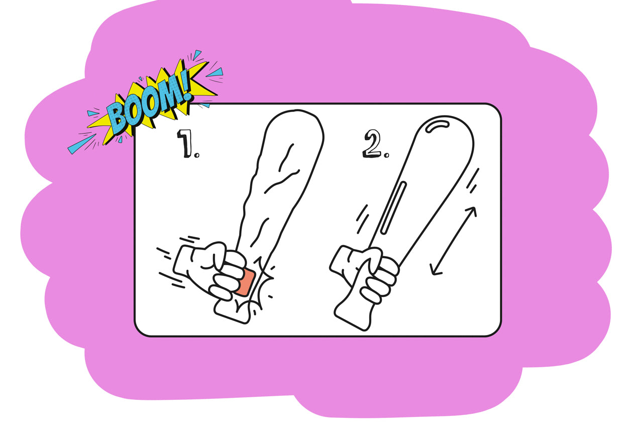 Pack of 48 Hero Self-Inflating Bats