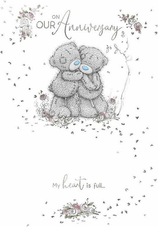 Bears Hugging Our Anniversary Card
