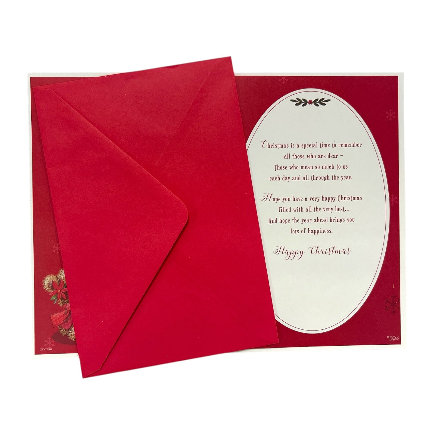 For a Special Mum and Dad Festive Teddy Bears Design Christmas Card