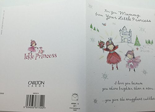 Mummy From Your Little Princess Ickle Princess Christmas Card
