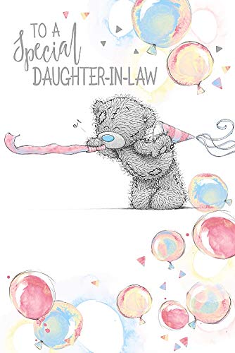 To A Special Daughter In Law Me to You Bear With Balloons Birthday Card	