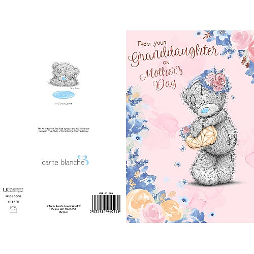 From Granddaughter Tatty Teddy Floral Mother's Day Card