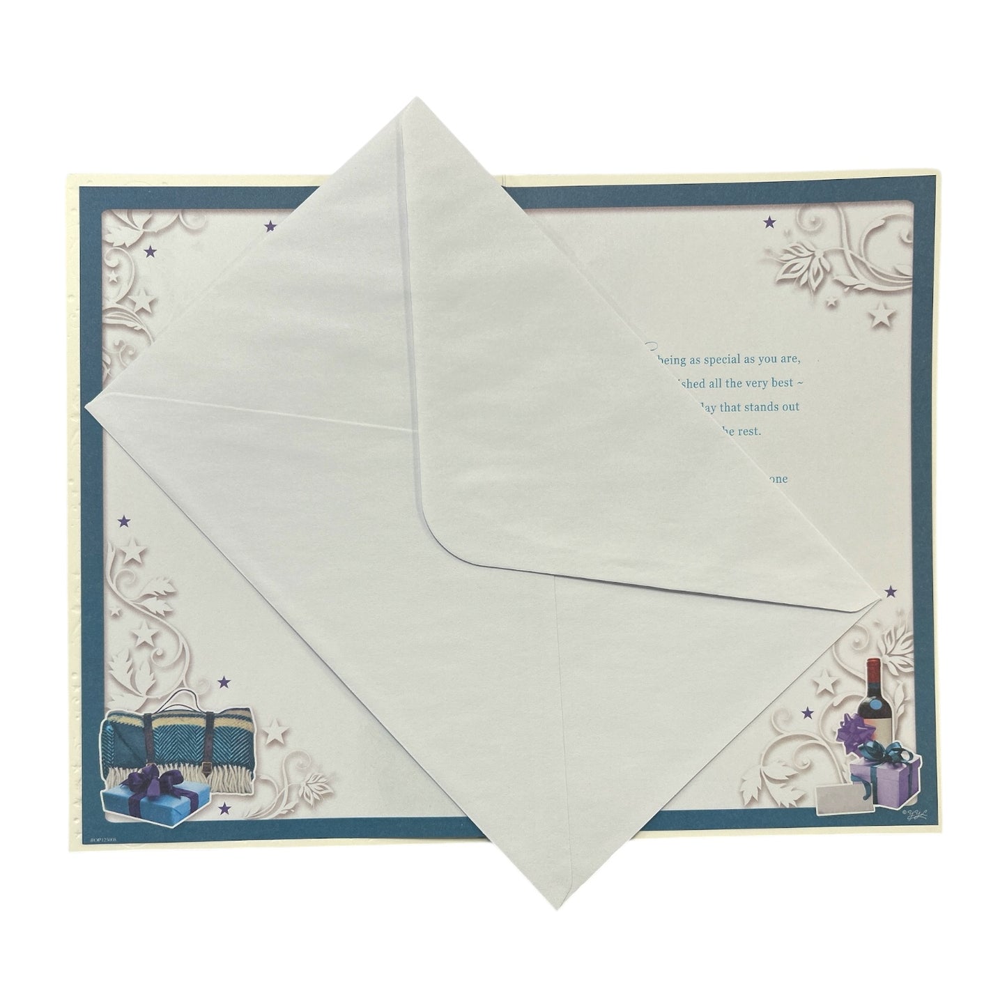 Have a Wonderful 75th Birthday Open Male Opacity Card