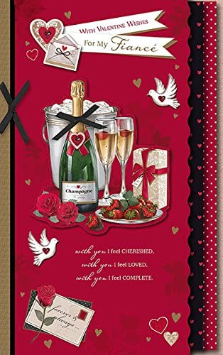 Fiancé Forever & Always Valentine's Day Card