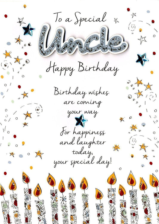 Special Uncle Birthday Greeting Card Second Nature Just To Say Cards