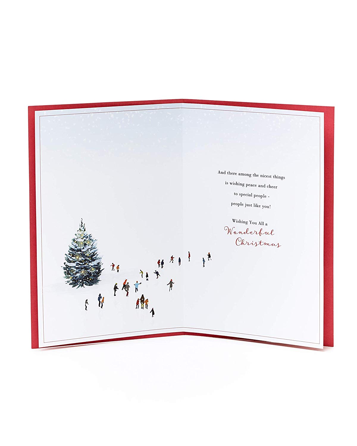 To All Of You Traditional Christmas Card