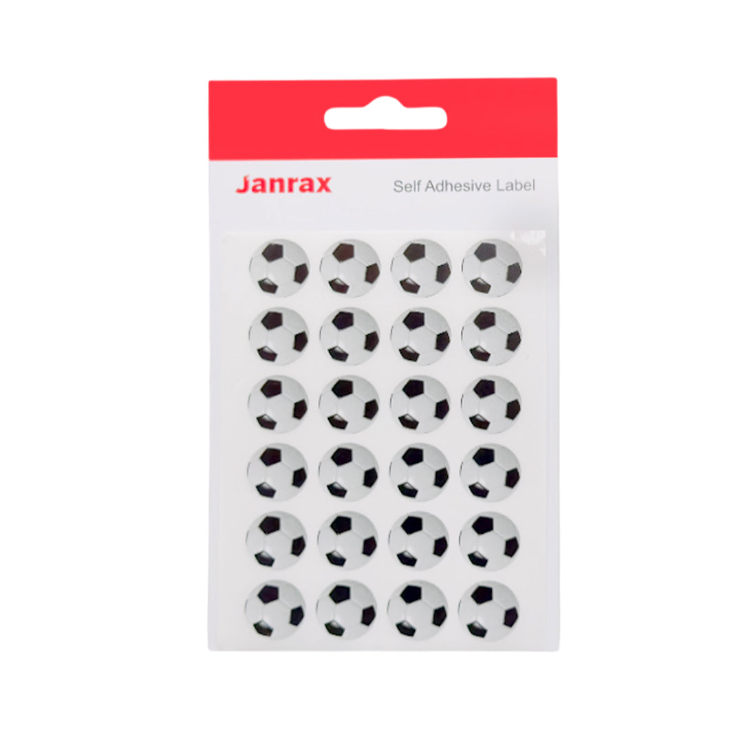 Pack of 576 Football 16mm Self-Adhesive Labels