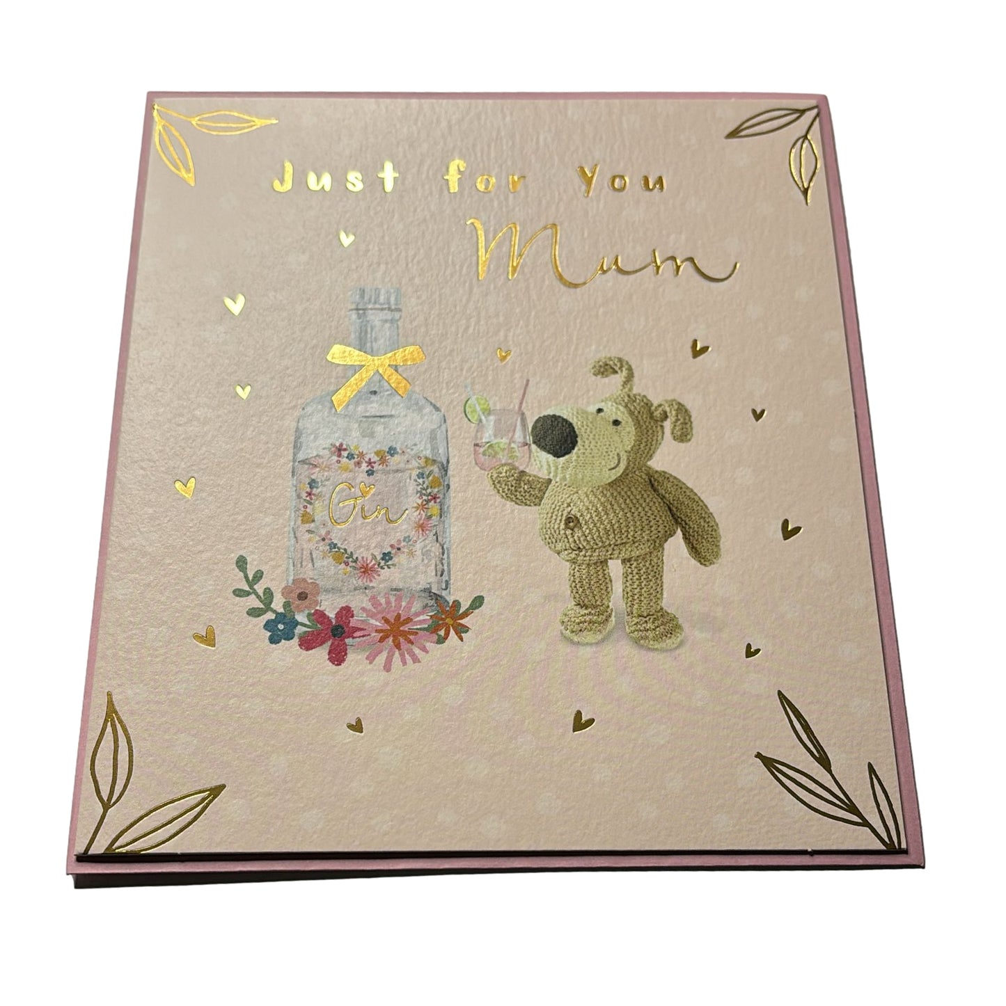 Just For You Mum Gin Credible Boofle Mother's Day Card