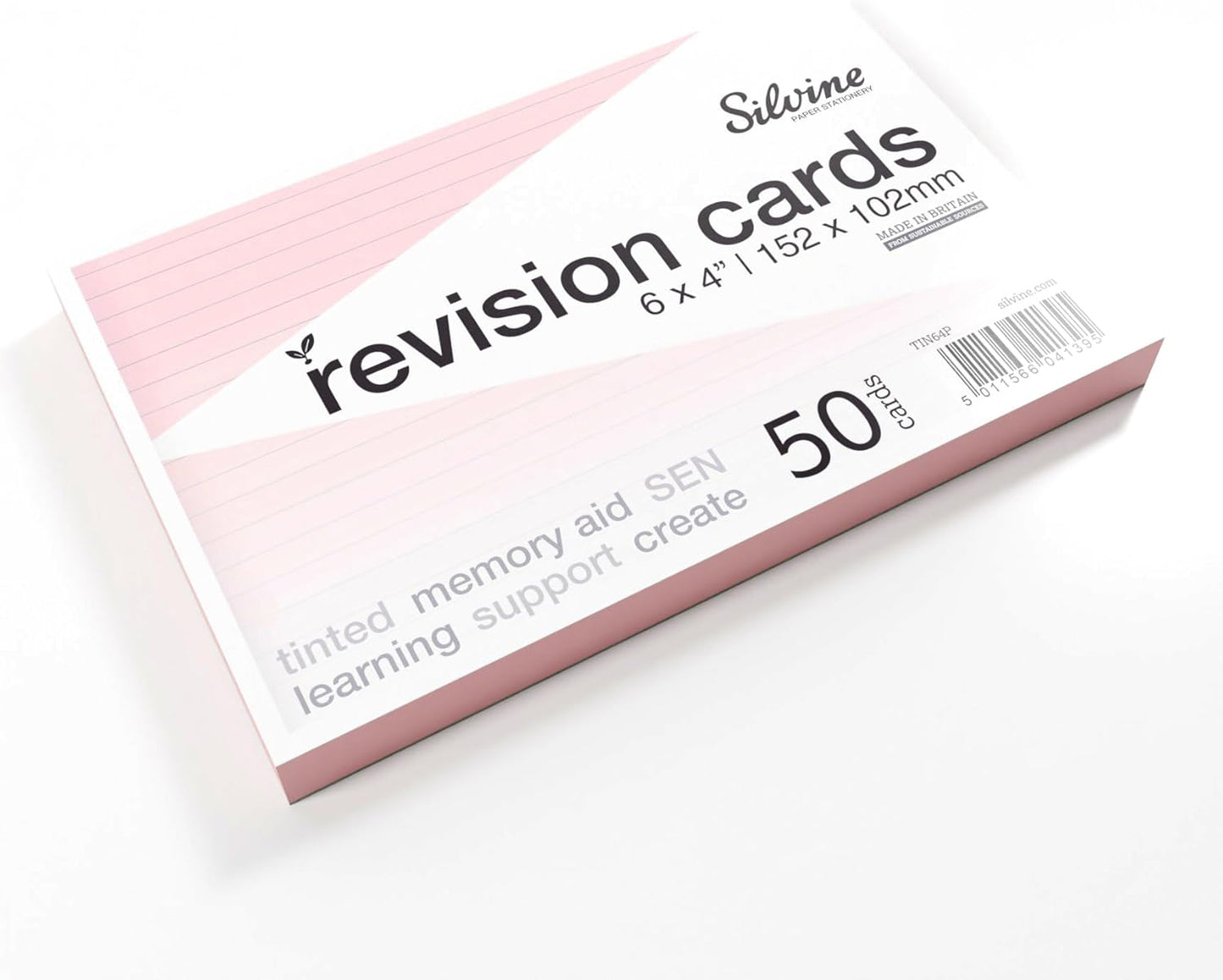 Pack of 1000 6x4" SEN Pink Lined Dyslexia Record Cards