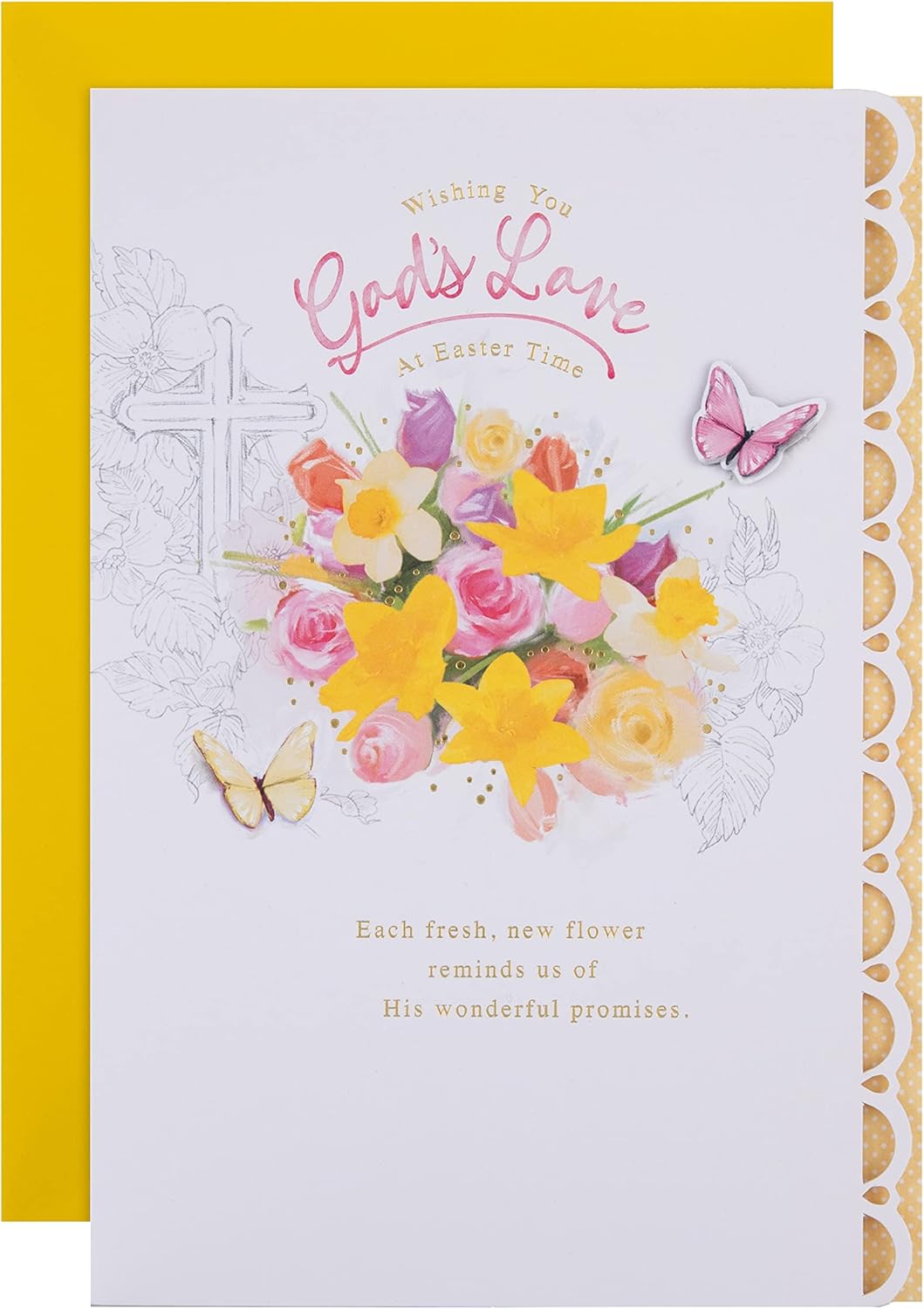 Classic Seasonal Verse Design Religious Easter Card