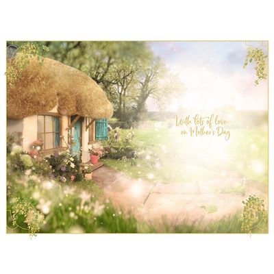 To A Wonderful Grandma Bear With Stack Of Plant Pots Photo Finish Mother's Day Card