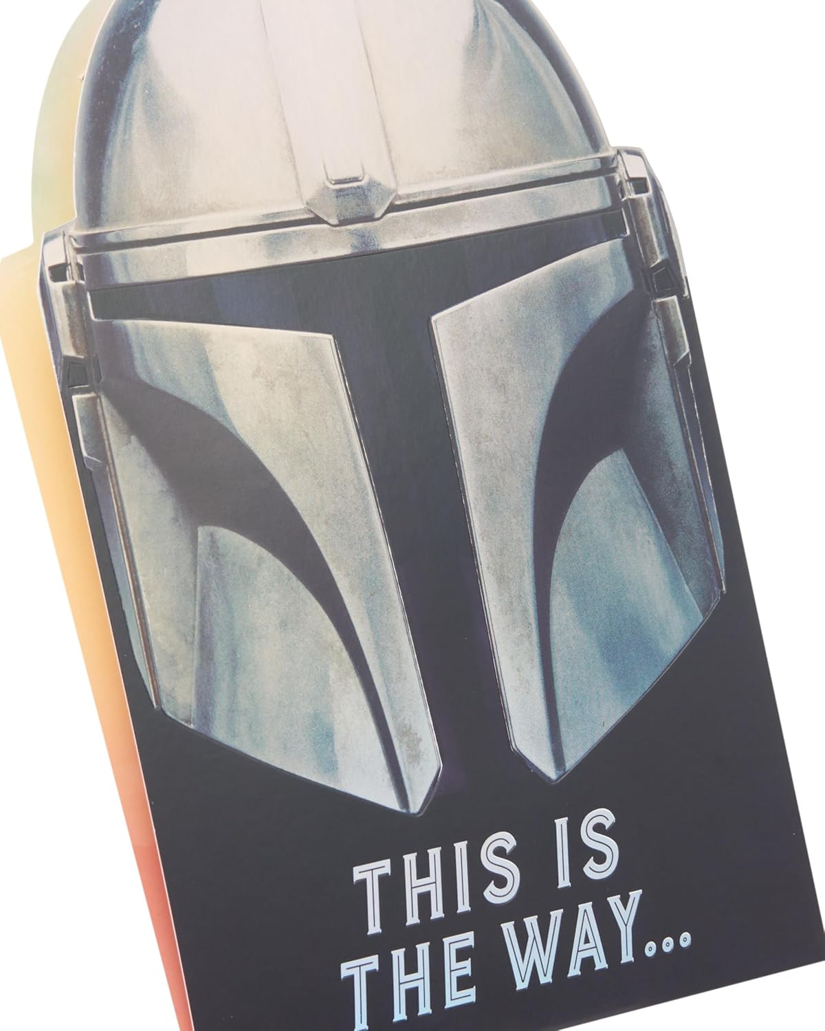 Disney The Mandalorian Foil Design Birthday Card