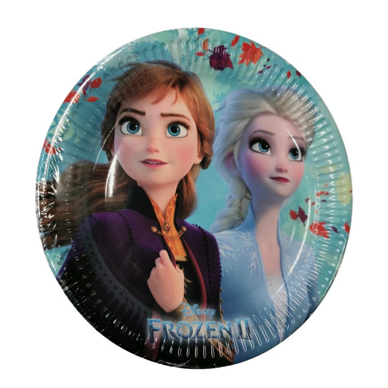 Pack of 8 Frozen 2 Design 23cm Paper Plates