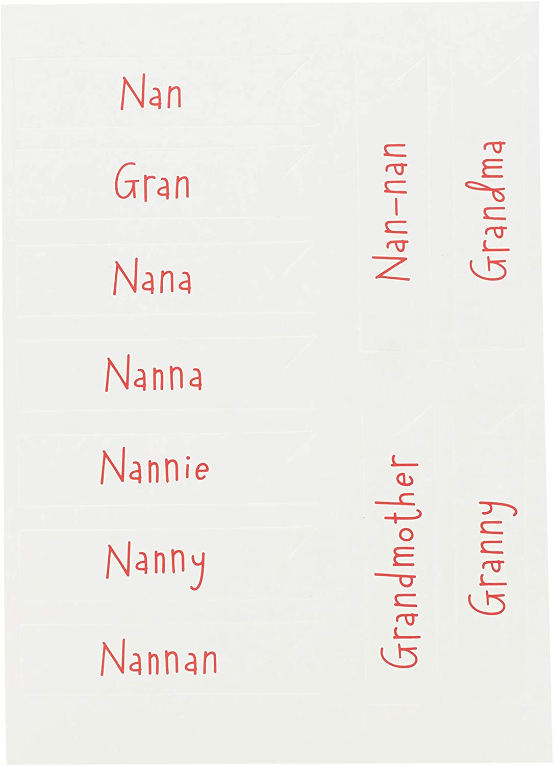 To A Special Nan Personalised Name With Sticker Christmas Card 