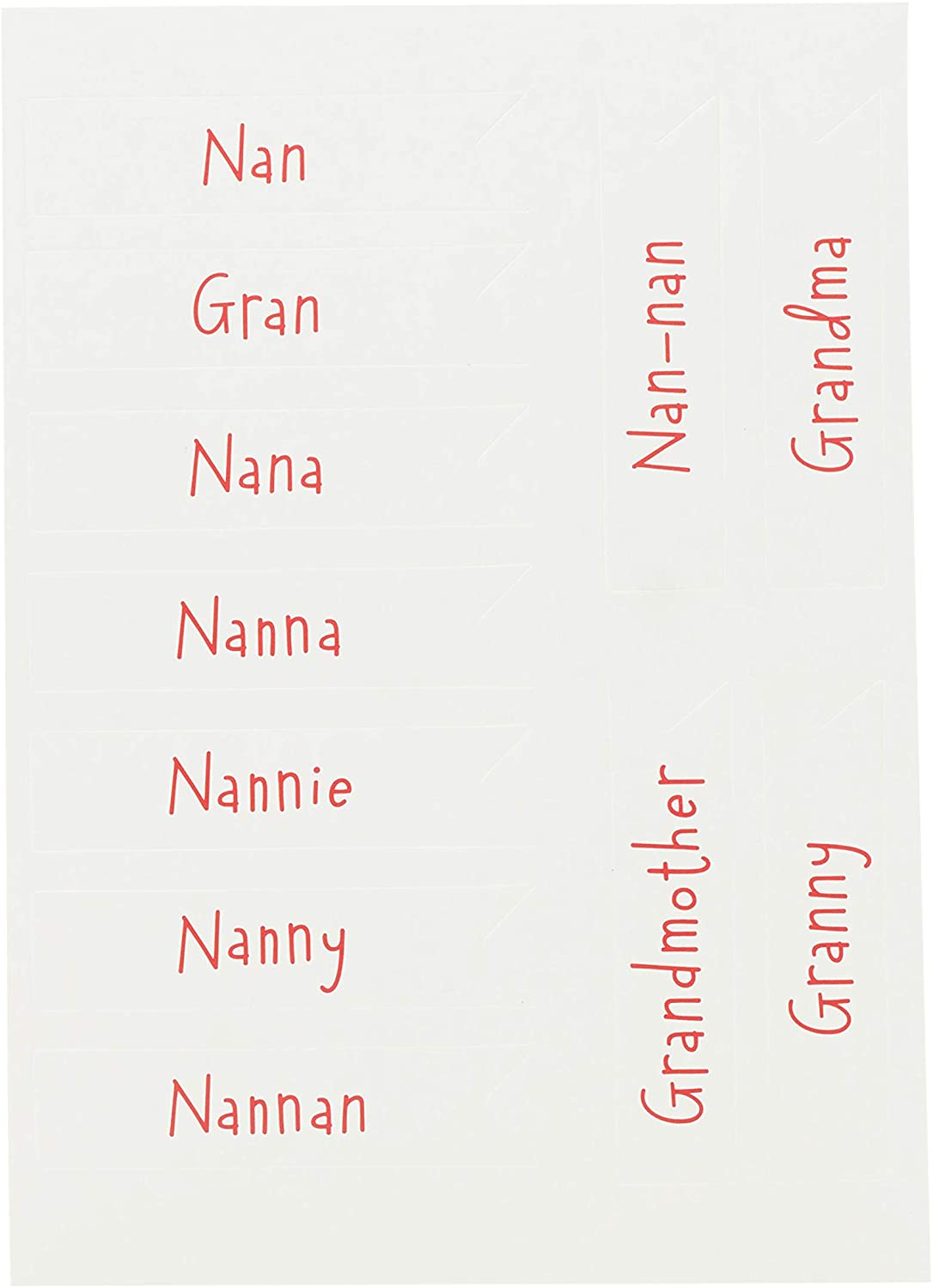 To A Special Nan Personalised Name With Sticker Christmas Card