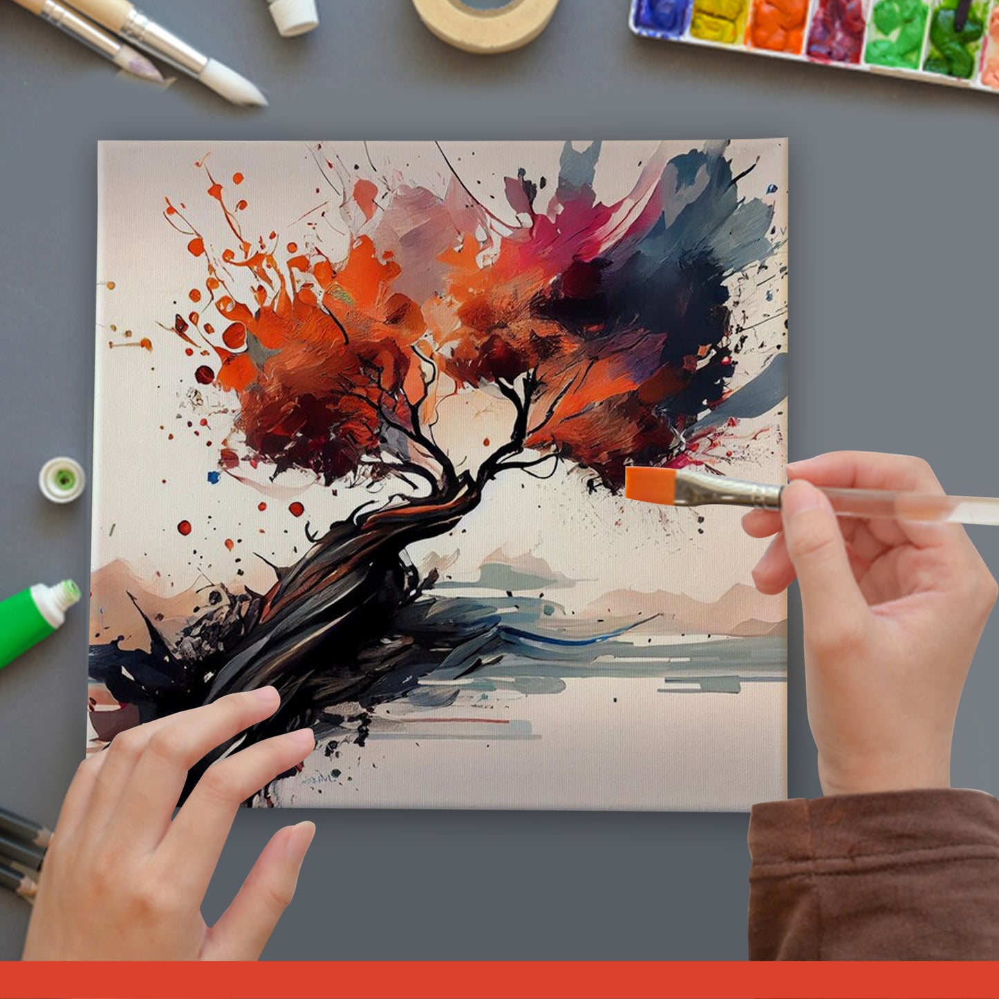 15x30cm Stretched Mini Canvas 280gsm