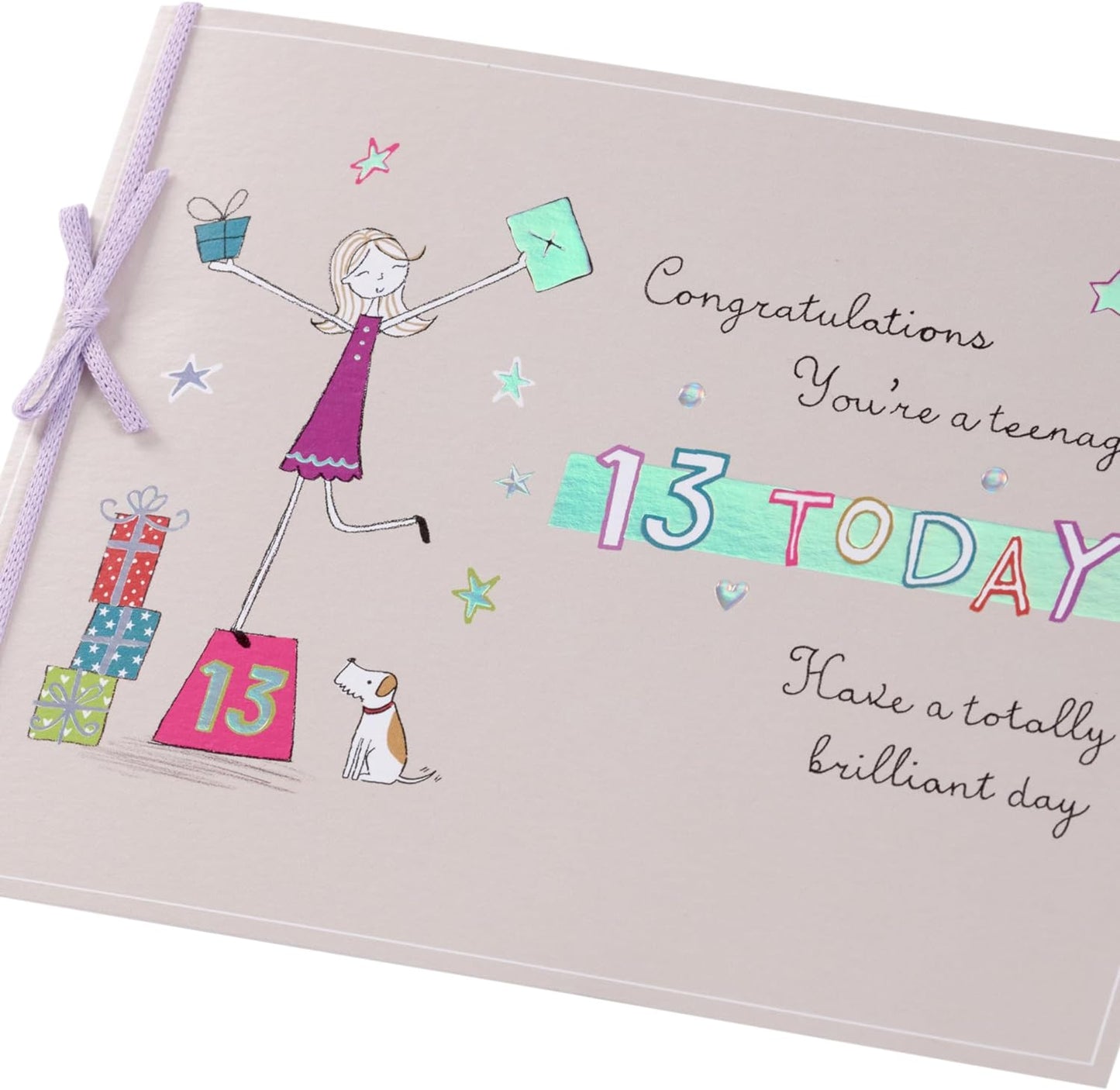 Sweet Design 13th Birthday Card