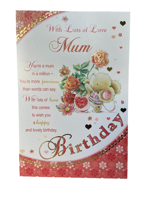 Sentimental Verse Mum Birthday Card 