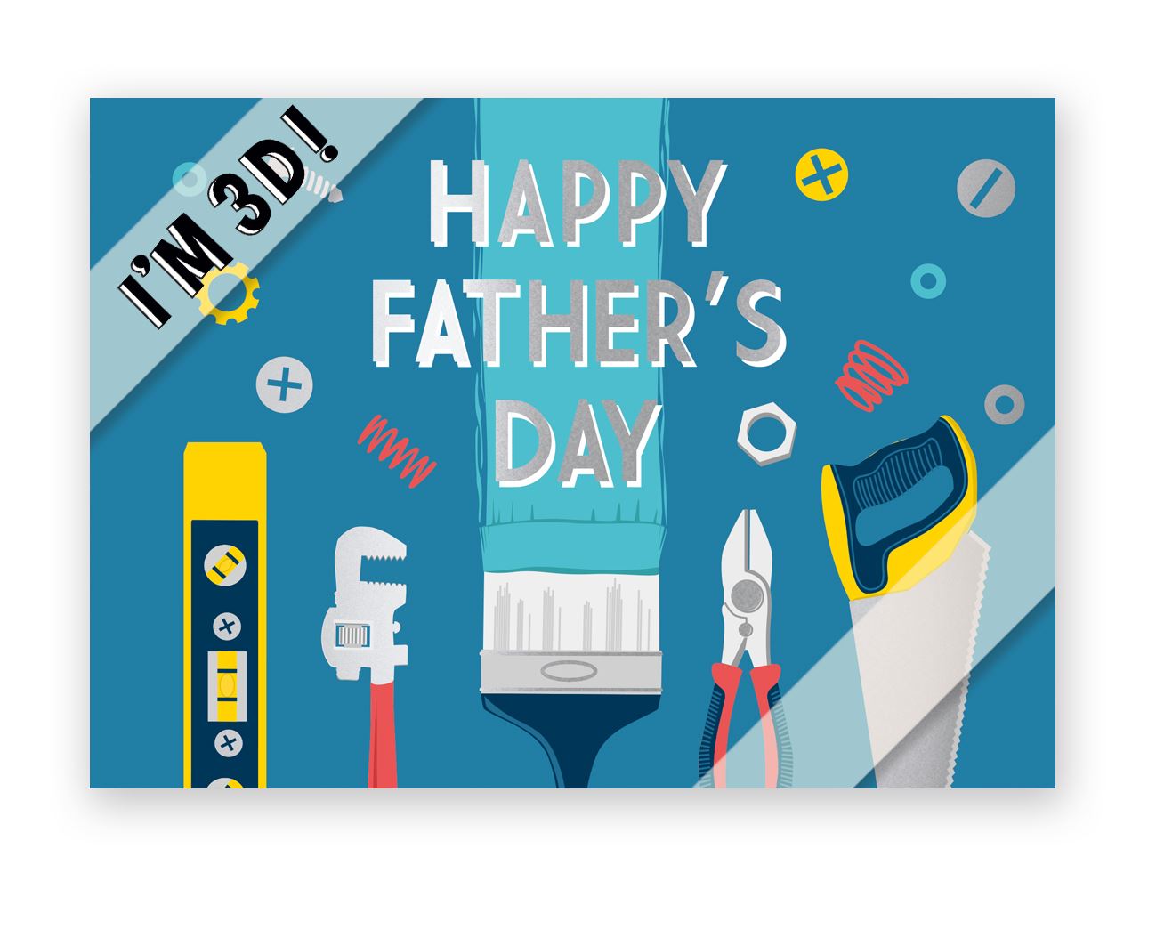 Tool-Tastic Fun! Pop Up Father's Day Card