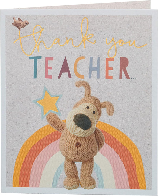 Boofle Thank You Teacher Appreciation Card