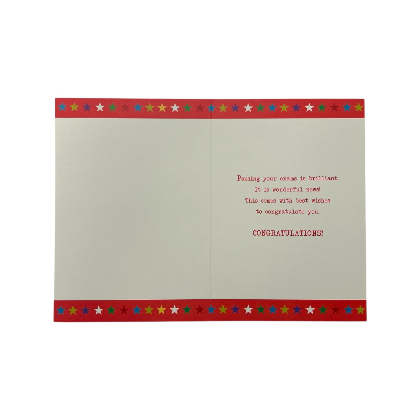 To Daughter You Passed Your Exam Multi Stars Design Congratulations Card