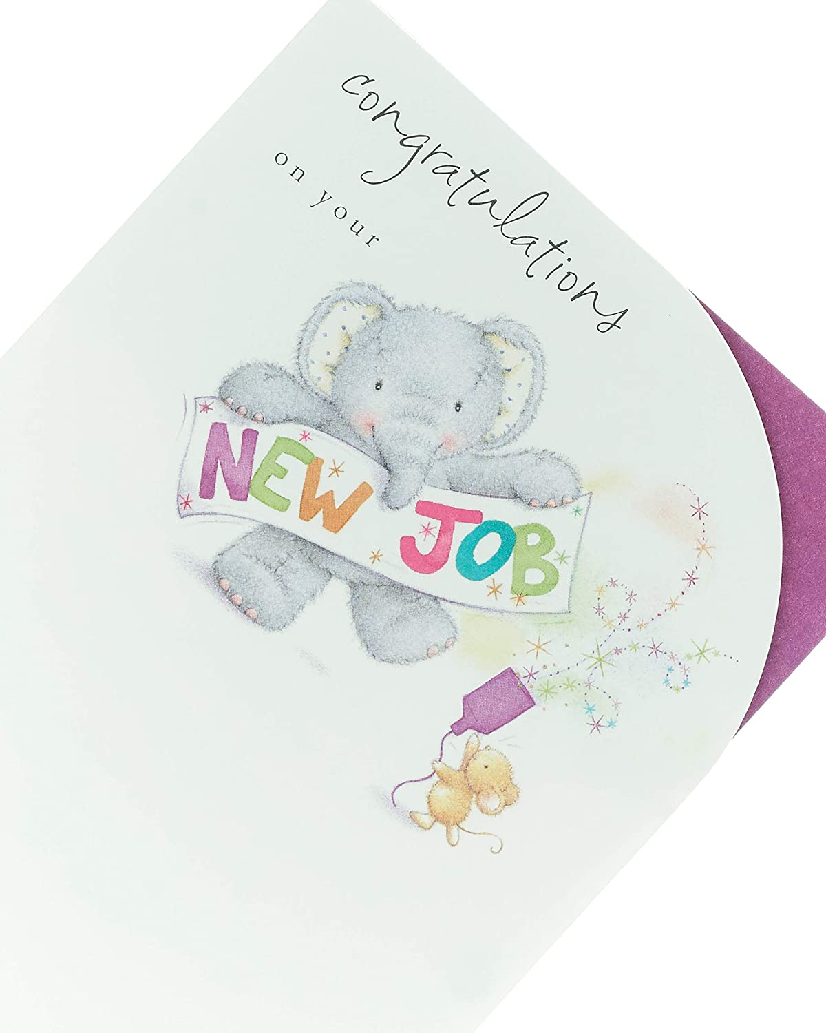 New Job (Elliot & Buttons) Congratulations Greeting Card