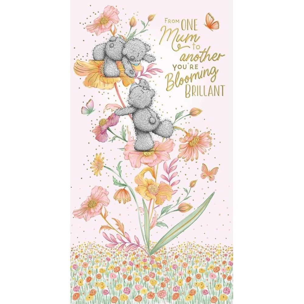 Bears Climbing Flowers From One Mum To Another Mother's Day Card