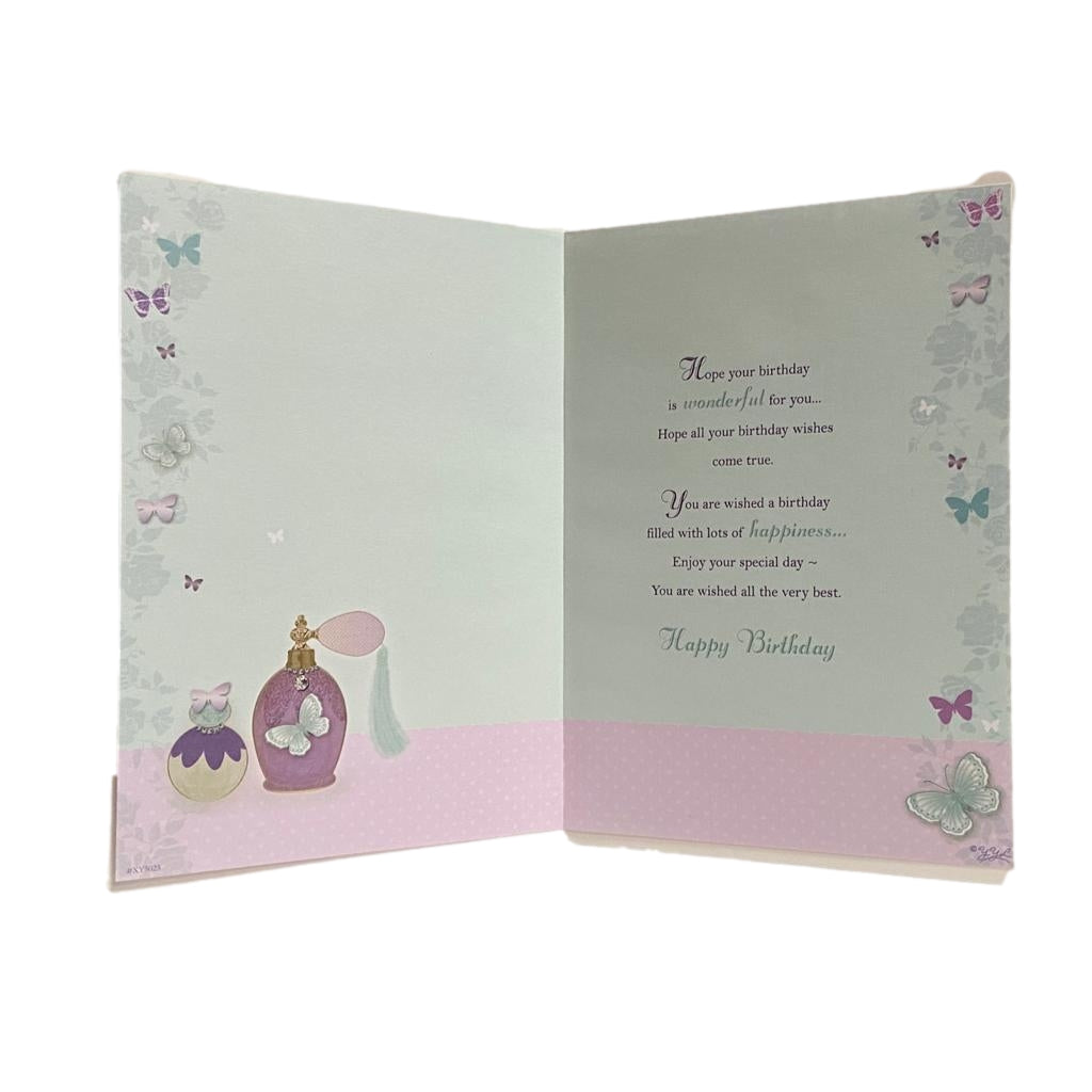 Someone Special Perfume Design Birthday Card