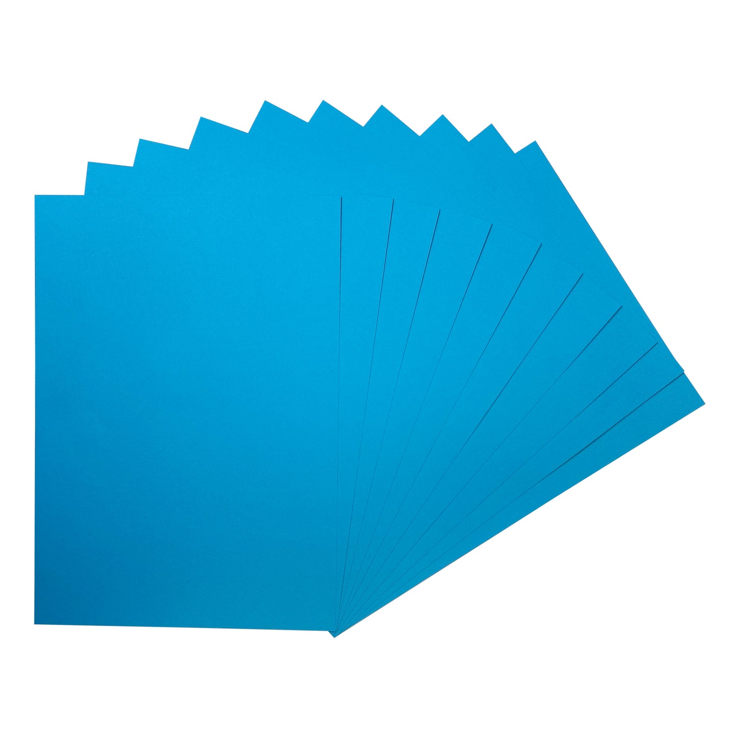 Pack of 50 A4 Blue Coloured Card 160gsm Sheets