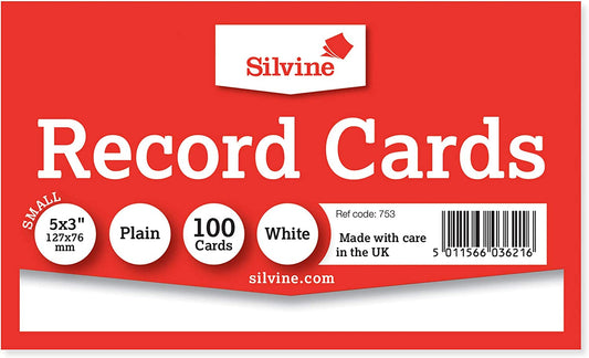 Silvine Record Cards