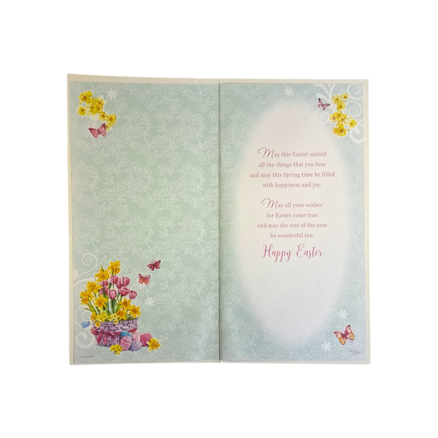 From All Of Us Floral Spring Flowers Design Easter Card