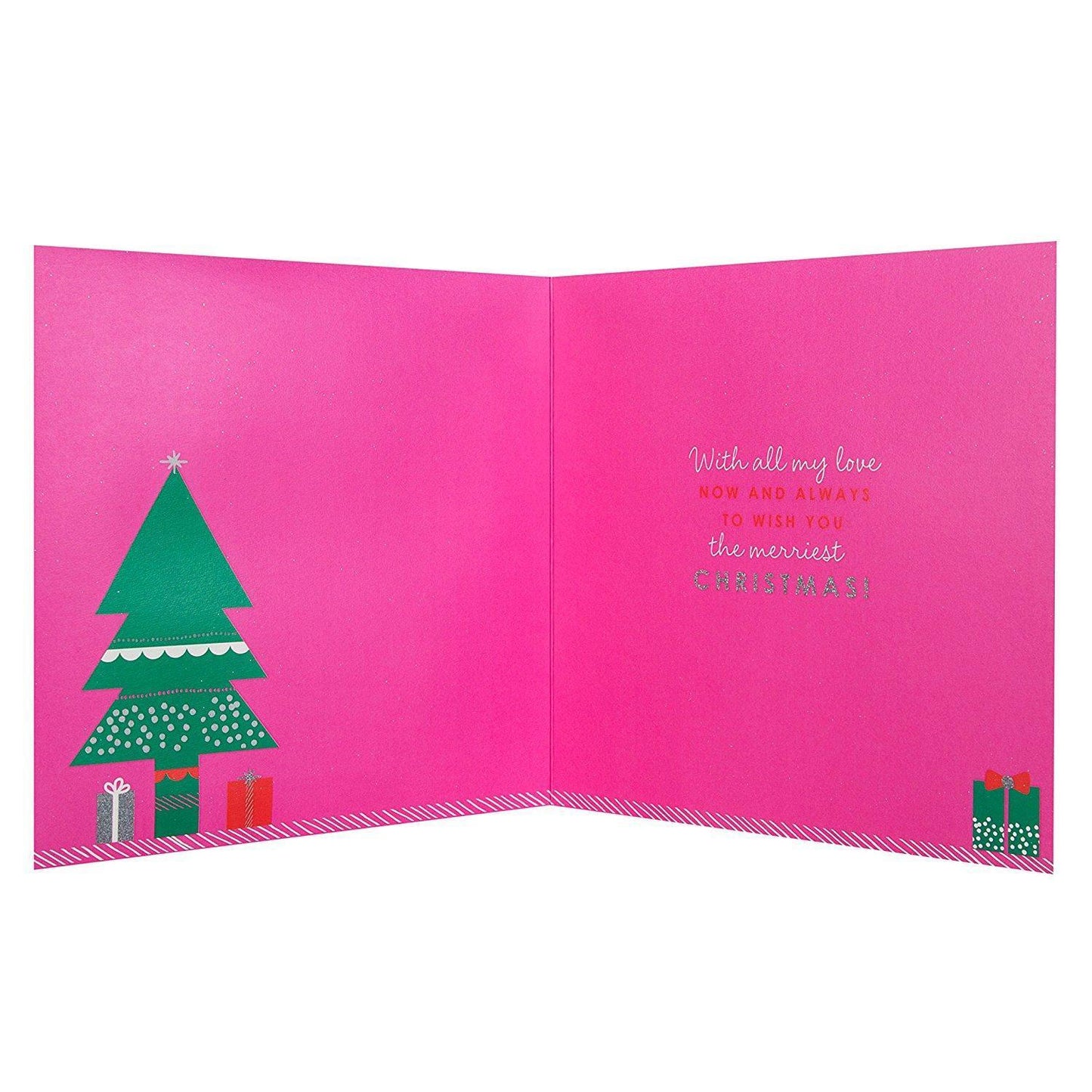 Wife Christmas Card 'All My Love'
