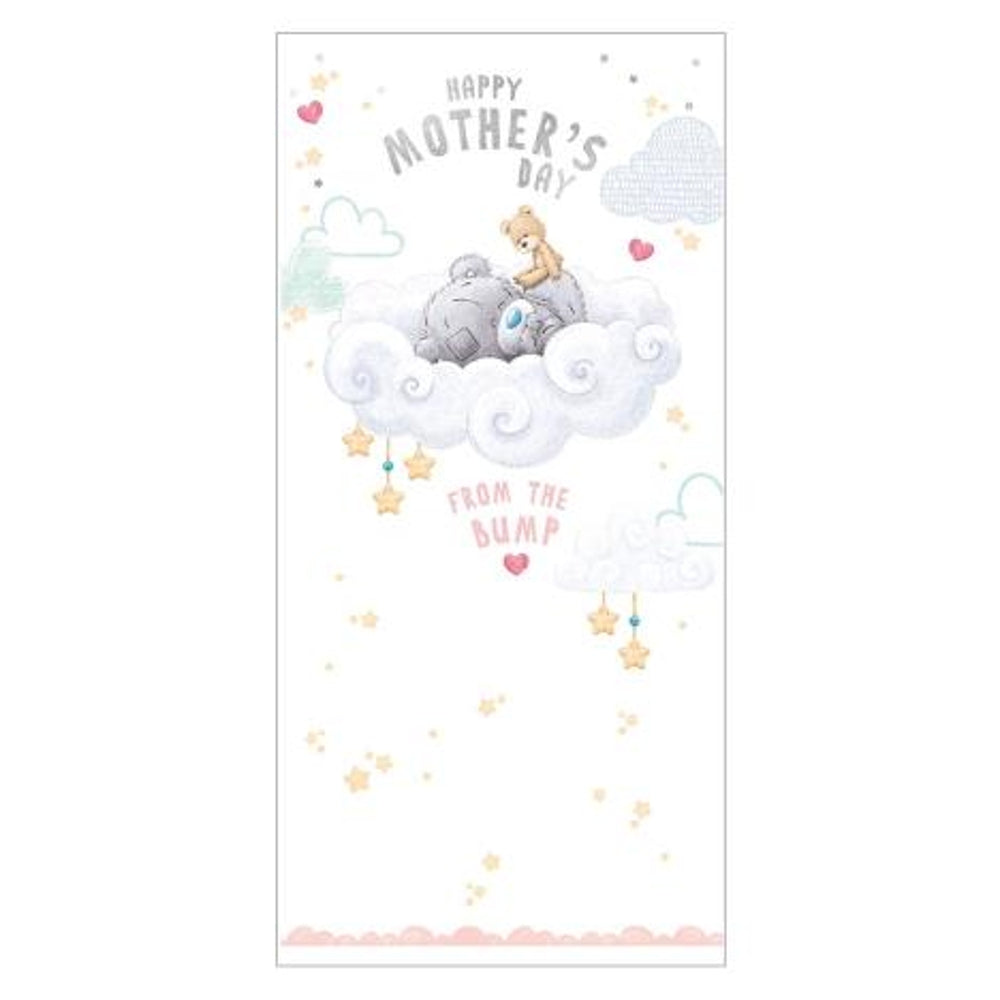 Me To You Bear Lying On Cloud With Teddy From The Bump Mother's Day Card