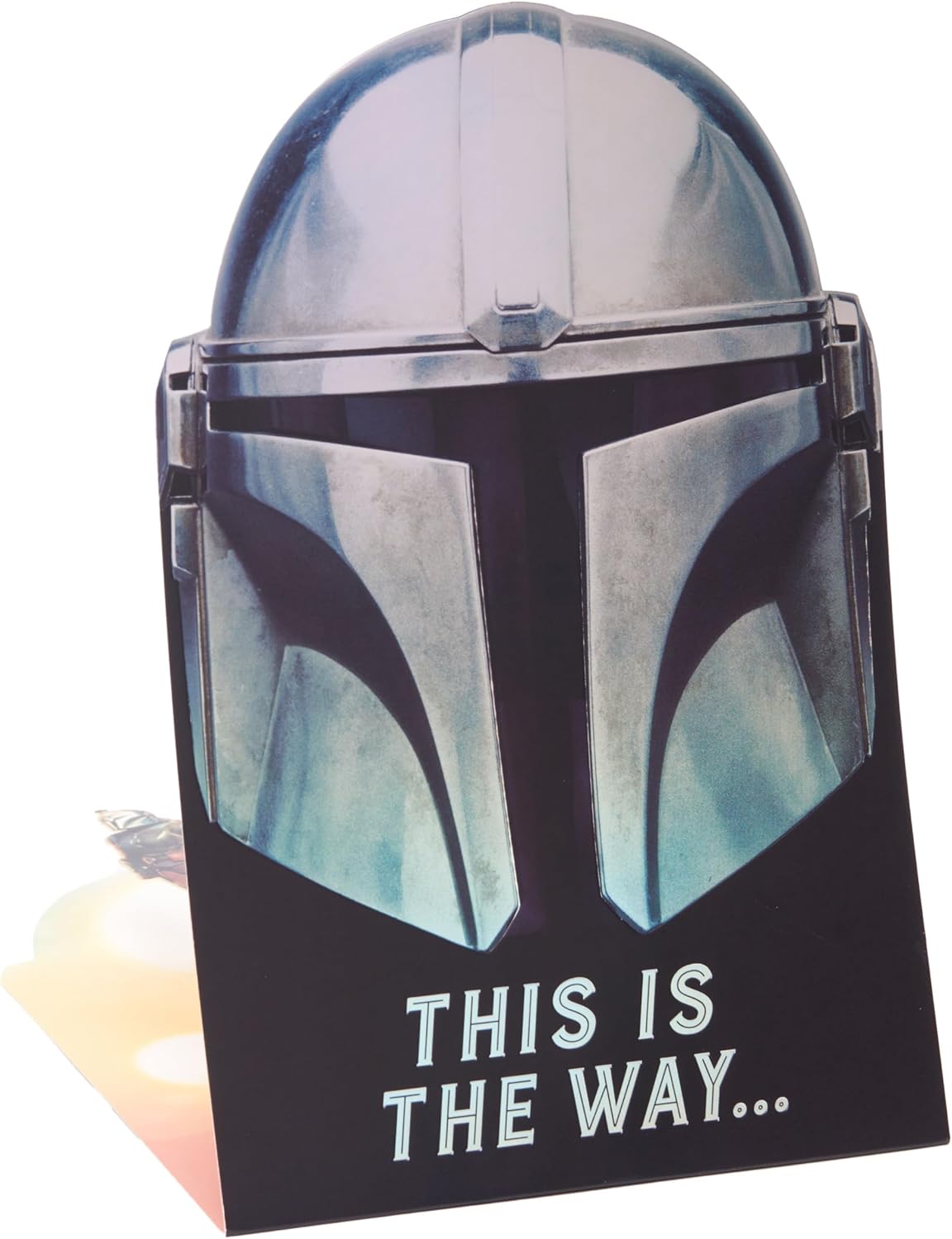 Disney The Mandalorian Foil Design Birthday Card