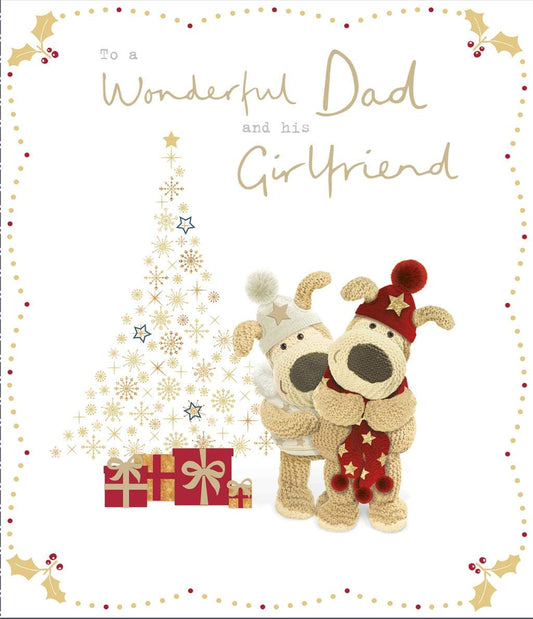 Boofle Wonderful Dad and His Girlfriend Christmas Card Boofle