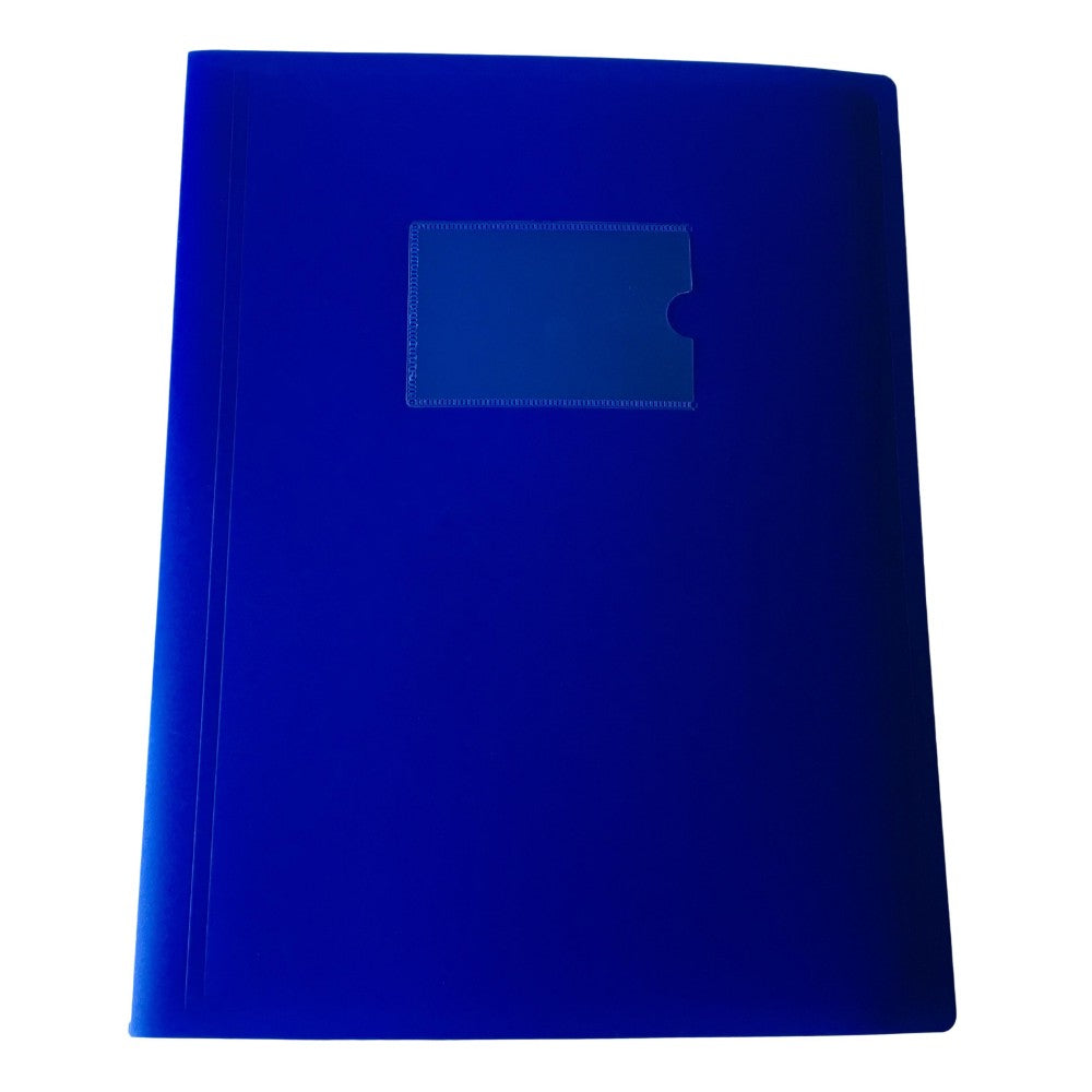 Pack of 10 A4 60 Pocket Blue Flexible Cover Display Books