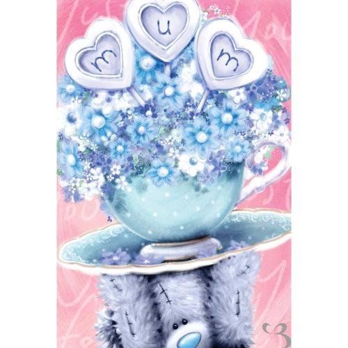 Mum Me to You Bear With Flower Pot Mother's Day Card